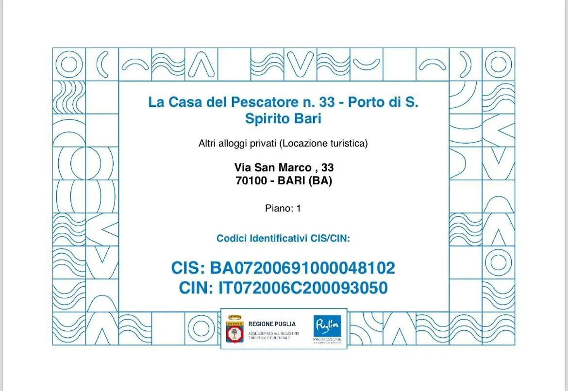 La Casa Del Pescatore N 33 - Porto Di St Spirito 巴里
